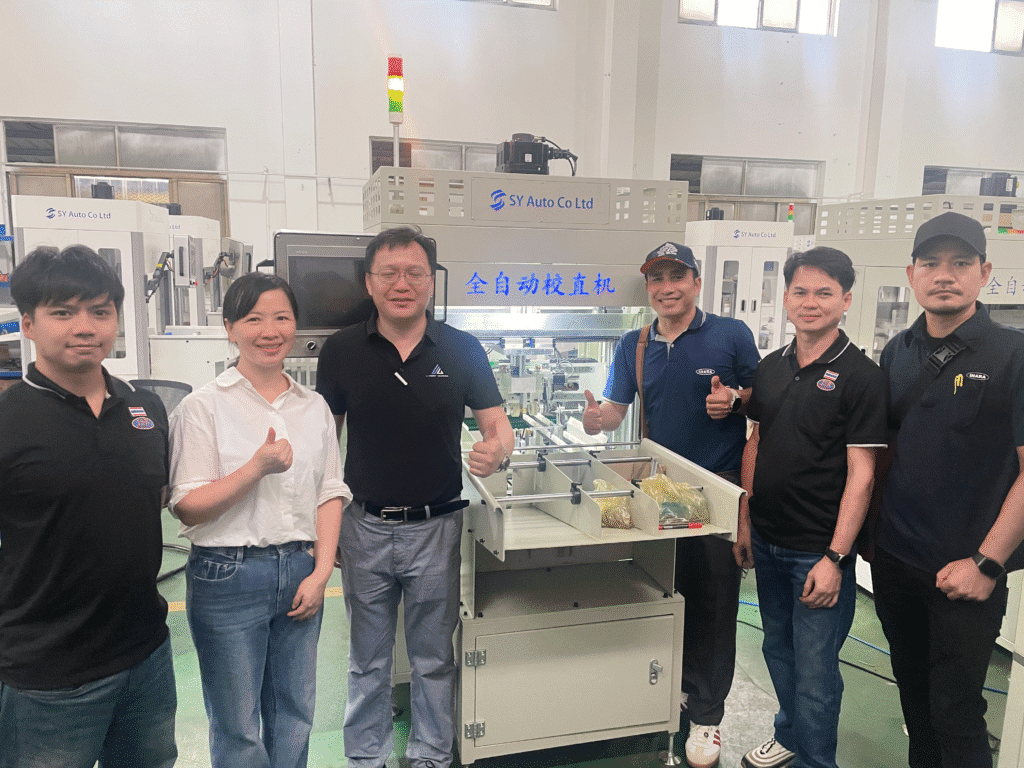 Thailand Client IHara Visits UBRIGHT Factory for Equipment Inspection