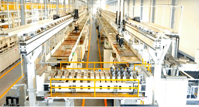 Overall production line layout