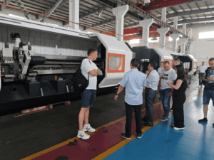 Russia Distributor and End Customer Inspect Lead Screw Project