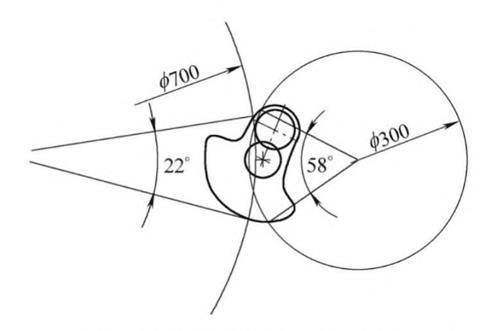 High-speed external milling and internal milling processing contact length analysis diagram