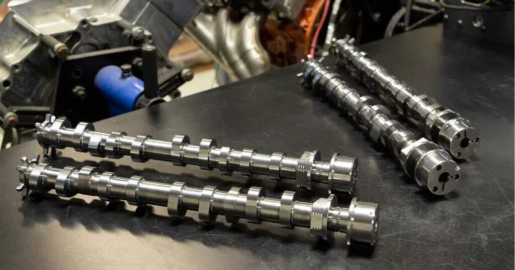 Modern camshaft machining process using CNC milling and CBN high-speed grinding