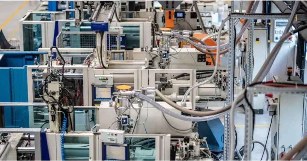 PLC control system for production lines automating automotive steering shaft assembly