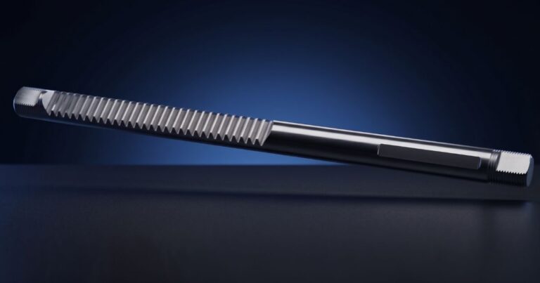 Steering rack shaft machining process for automotive power steering components