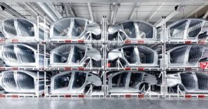 Gigacasting press concept for integrated EV body manufacturing