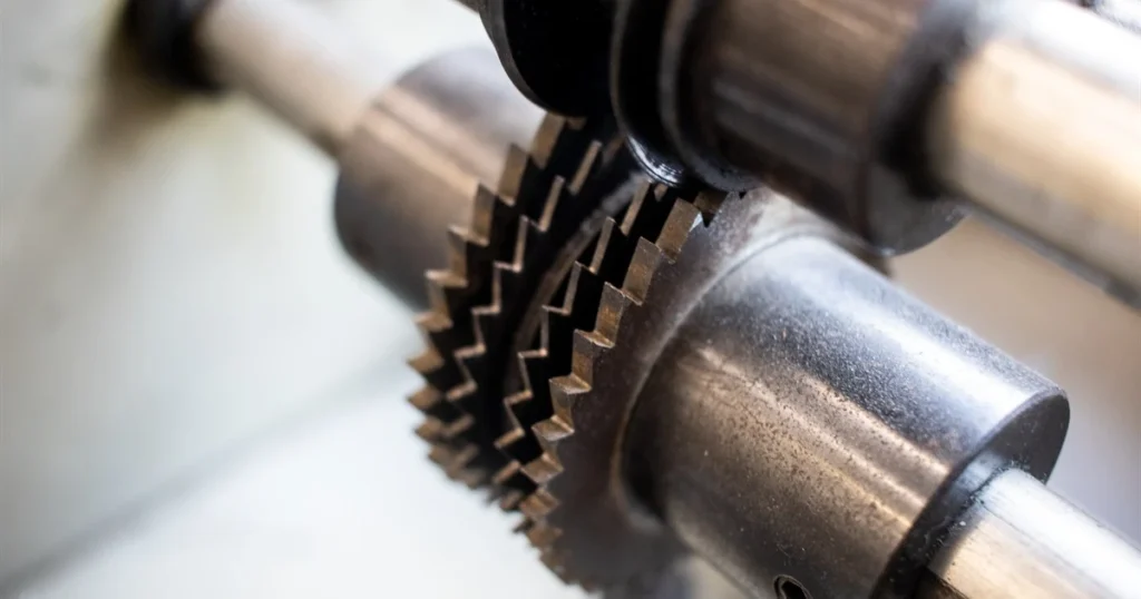 Gear Deburring Process: Control Burr Removal 4 Gear tooth edges inspected during a gear deburring process before controlled burr removal