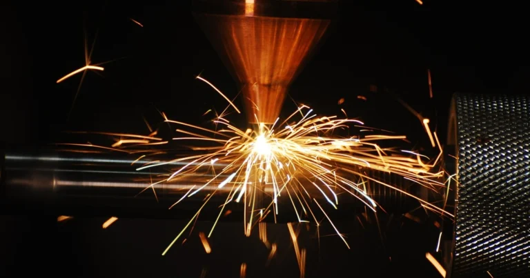 Laser processing on a cylindrical surface, illustrating roll quality with laser cladding